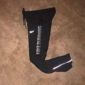 Nike long black running spandex